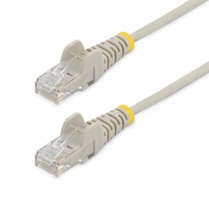 StarTech.com 1.5 m CAT6 Cable - Slim - Snagless RJ45 Connectors - Grey