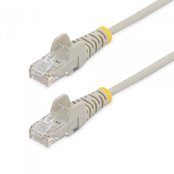 StarTech.com 1.5 m CAT6 Cable - Slim - Snagless RJ45 Connectors - Grey