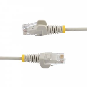 StarTech.com 1.5 m CAT6 Cable - Slim - Snagless RJ45 Connectors - Grey