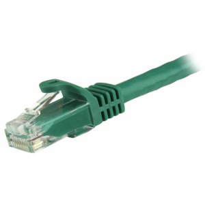 StarTech.com 50cm CAT6 Ethernet Cable - Green CAT 6 Gigabit Ethernet Wire -650MHz 100W PoE RJ45 UTP Network/Patch Cord Snagless w/Strain Relief Fluke Tested/Wiring is UL Certified/TIA