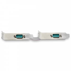 StarTech.com 2-port PCI Express RS232 Serial Adapter Card - PCIe RS232 Serial Host Controller Card - PCIe to Serial DB9 - 16950 UART - Low Profile Expansion Card - Windows & Linux