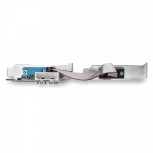StarTech.com 2-port PCI Express RS232 Serial Adapter Card - PCIe RS232 Serial Host Controller Card - PCIe to Serial DB9 - 16950 UART - Low Profile Expansion Card - Windows & Linux