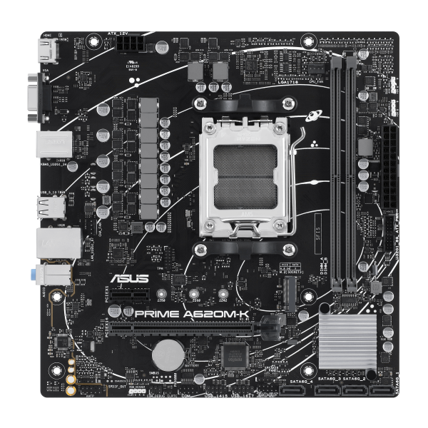 ASUS PRIME A620M-K AMD A620 Socket AM5 micro ATX