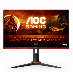 AOC Q27G2S/EU computer monitor 68.6 cm (27") 2560 x 1440 pixels Quad HD LED Black, Red