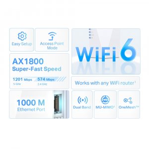 TP-Link AX1800 Wi-Fi 6 WLAN Repeater