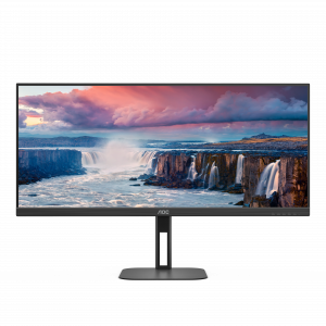 AOC V5 U34V5C/BK computer monitor 86.4 cm (34") 3440 x 1440 pixels UltraWide Quad HD LCD Black