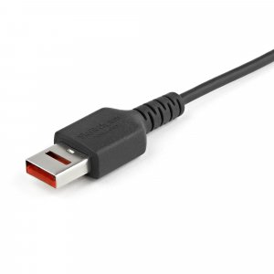 StarTech.com 3ft (1m) Secure Charging Cable – USB-A to Micro USB Data Blocker Charge-Only Cable – Power-Only Charger Cable for Phone/Tablet – Data Blocking USB Protector Adapter Cable