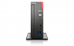 Fujitsu ESPRIMO G6012 UCFF Intel® Core™ i7 i7-12700T 16 GB DDR4-SDRAM 512 GB SSD Windows 11 Pro Mini PC Black, Red