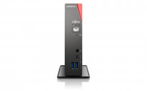 Fujitsu ESPRIMO G7012A AMD Ryzen™ 7 PRO 5850U 16 GB DDR4-SDRAM 512 GB SSD Windows 11 Pro Desktop Mini PC Black, Red