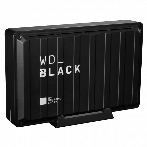 Western Digital D10 external hard drive 8 TB Black, White