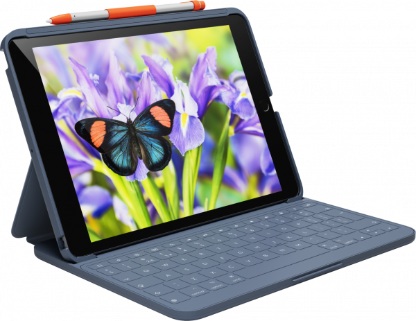 Logitech Rugged Lite Blue Bluetooth QWERTY UK English