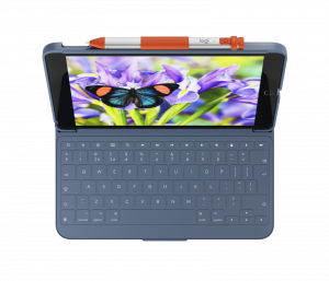 Logitech 920-011685 mobile device keyboard QWERTY UK English Bluetooth Blue