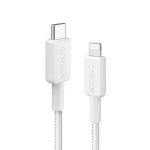 Anker Braided USB-C to Lightning Charging Cable 1.8 m, White