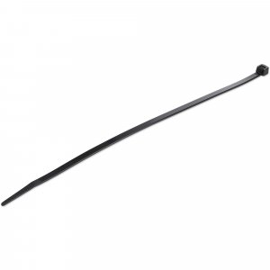 StarTech.com 10″(25cm) Cable Ties - 1/8″(4mm) wide, 2-5/8″(68mm) Bundle Diameter, 50lb(22kg) Tensile Strength, Nylon Self Locking Zip Ties w/ Curved Tip - 94V-2/UL Listed, 100 Pack - Black