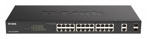 D-Link DGS-1100-26MPV2 network switch Managed L2 Gigabit Ethernet (10/100/1000) Power over Ethernet (PoE) Black