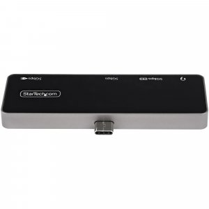 StarTech.com USB C Multiport Adapter - USB-C to 4K 60Hz HDMI 2.0, 100W Power Delivery Pass-Through Charging, 3-Port USB 3.0 Hub, Audio - USB-C Mini Dock - Portable USB Type-C Travel Dock