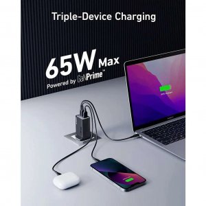 Anker 735 Headphones, Laptop, Smartphone Black AC Fast charging Indoor