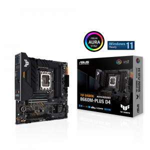 ASUS TUF GAMING B660M- PLUS D4 Intel B660 LGA 1700 micro ATX