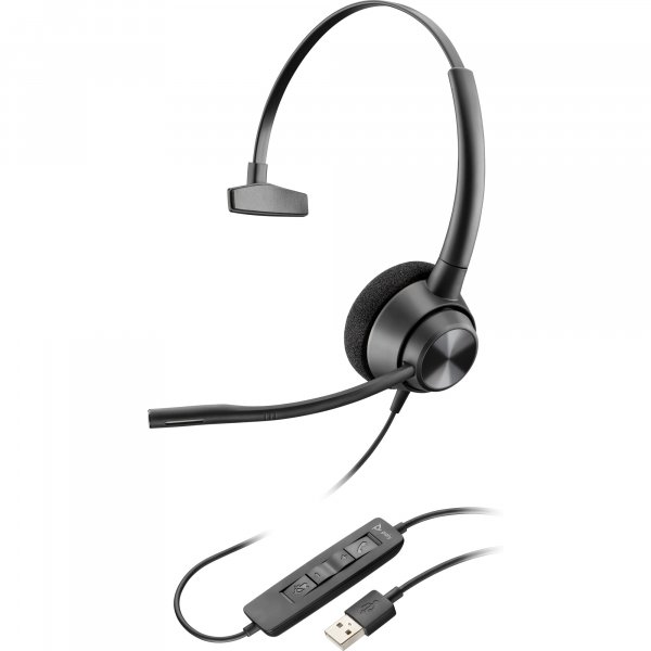 Poly EncorePro 310 Monaural USB-A Headset TAA