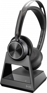 HP Poly VFOCUS2 USB-C Headset with charge stand
