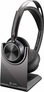 HP Poly VFOCUS2 USB-C Headset with charge stand