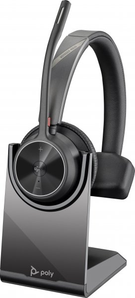 HP Poly Voyager 4310-M Microsoft Teams Certified USB-C Headset with charge stand
