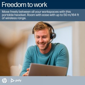 POLY Voyager 4310-M Microsoft Teams Certified USB-C Headset +BT700 dongle +Charging Stand