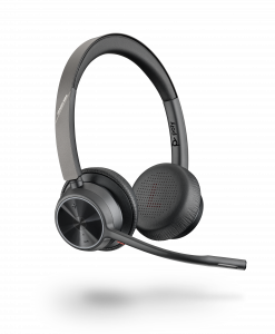 HP Poly Voyager 4320 USB-C Headset +BT700 dongle +Charging Stand