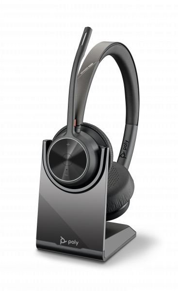 HP Poly Voyager 4320 USB-C Headset +BT700 dongle +Charging Stand