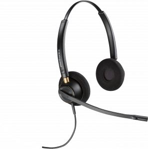 POLY EncorePro 520D with Quick Disconnect Binaural Digital Headset TAA