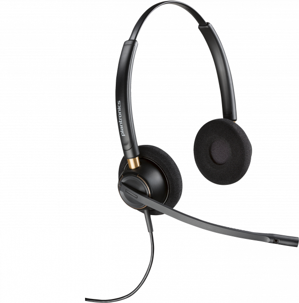 POLY EncorePro 520D with Quick Disconnect Binaural Digital Headset TAA