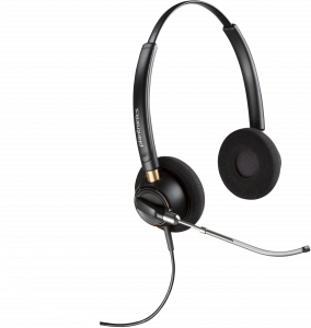 POLY EncorePro 520V Binaural Headset VoiceTube +Quick Disconnect