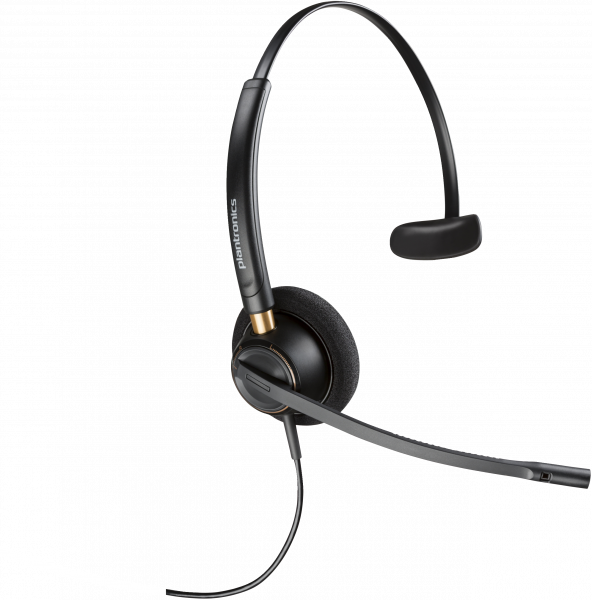 POLY EncorePro 510D with Quick Disconnect Monoaural Digital Headset TAA