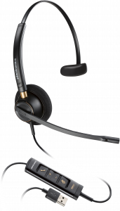 HP Poly EncorePro 515-M Microsoft Teams Certified USB-A Mono Headset