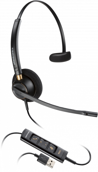 HP Poly EncorePro 515-M Microsoft Teams Certified USB-A Mono Headset