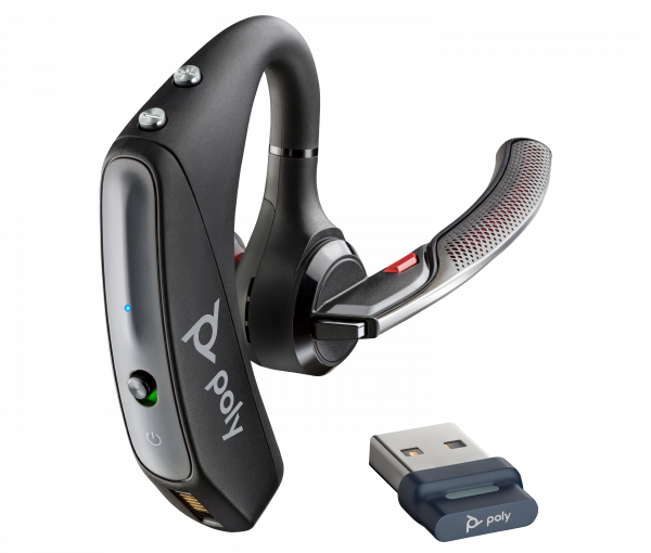 Poly Voyager 5200 UC USB-A Headset +BT600 Dongle TAA
