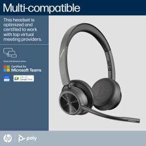 POLY Voyager 4320-M +USB-A to USB-C Cable +BT700 dongle