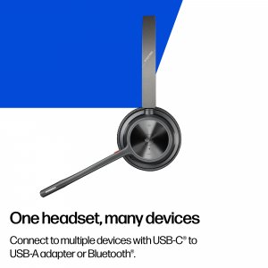 HP Poly Voyager 4320-M Headset +USB-C Cable +BT700 dongle