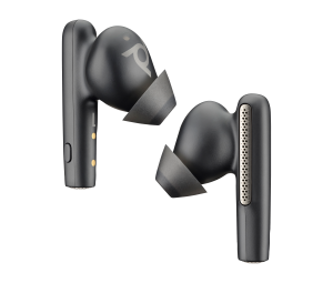 Poly Voyager Free 60+ UC Carbon Black Earbuds +BT700 USB-C Adapter +Touchscreen Charge Case