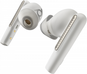 POLY Voyager Free 60 UC White Sand Earbuds +BT700 USB-A Adapter +Basic Charge Case