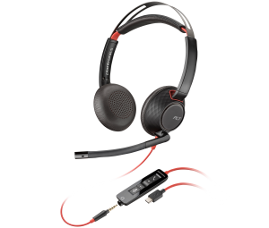 HP Poly Poly Blackwire C5220 USB-C Headset +Inline Cable (Bulk)