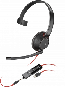 HP Poly Blackwire C5210 Headset Wired Head-band Office/Call center USB Type-C Black