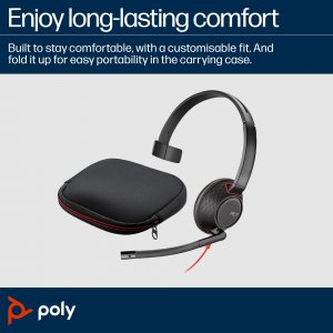 POLY Blackwire C5210 USB-C Headset +Inline Cable