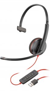 HP Poly Blackwire 3210 Headset Wired Head-band Office/Call center USB Type-A Black