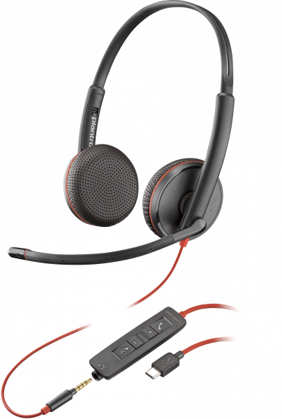 POLY Blackwire C3225 Stereo USB-C Headset