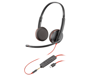 Poly Blackwire C3225 Stereo USB-C Headset