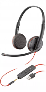 Poly Blackwire 3225 Stereo USB-A Headset (Was: 209747-201)