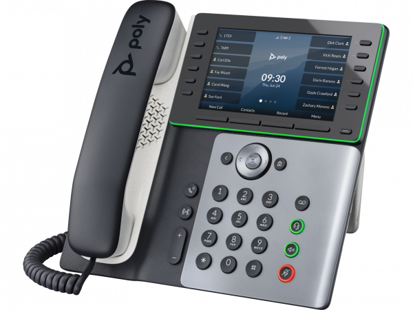 Poly Edge E550 SIP / IP Desktop Phone PoE (with Bluetooth + WiFi) (HP|Poly)