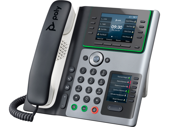 Poly Edge E400 SIP / IP Desktop Phone PoE (HP|Poly)
