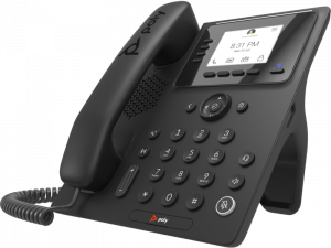 Poly CCX 350 Business Media Phone for Microsoft Teams and PoE-enabled (HP|Poly)
